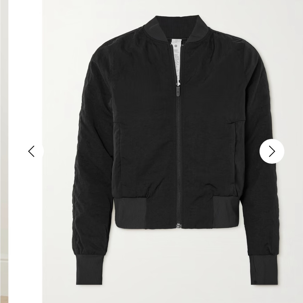 Lululemon non stop bomber jacket